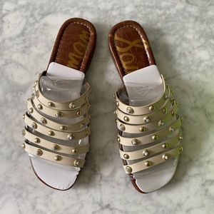 Sam Edelman Brea Leather Slide Sandals